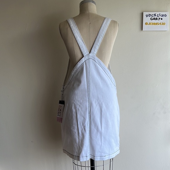 NWT Almost Famous  Skirtall Junior Overall Skirt SZ-JR 11 - Picture 2 of 11